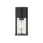 Elegant Lighting Janney 12" Outdoor Sconce, Black/clear - OD340W12BK. Fixed Price $94.00.