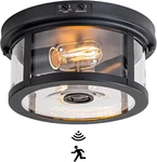 Flush Mount Outdoor Ceiling Light With Motion Sensor, Front Porch. Fixed Price $53.71.