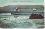 The Light House Off Golden Gate Sf #ca 1910 #postcard 1C Stamp. Fixed Price $50.52.