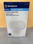 Westinghouse Outdoor Wall Light White With Glass Lens 67835 New. Fixed Price $40.47.