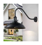 18" Large Barn Light With Gooseneck, Outdoor/indoor Wall Mounted, Industrial .... Fixed Price $206.23.