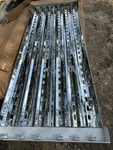 Lithonia Lighting High Bay Industrial 6-LIGHT Grey Hanging Fluorescent 198URJ. Fixed Price $75.00.
