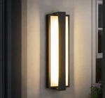16 Black Led Outdoor Wall Sconce. Fixed Price $30.00.
