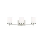 Sea Gull Lighting Zire 3-LIGHT Bath Vanity Brushed Nickel Led (4490303EN3-9). Fixed Price $124.24.