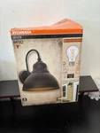 Sylvania Dover Vintage Outdoor Wall Light Black Barn Sconce New Open Box. Fixed Price $32.78.