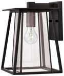 Hinkley Walker 12 1/4" High Black Outdoor Wall Light. Fixed Price $379.00.