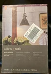 Allen + Roth Light Mini Pendant Antique Bronze Finish Metal Shade Open Box. Fixed Price $15.00.