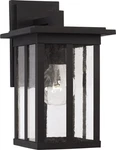 Capital Lighting 943811BK Barrett Antiqued Glass Rectangular Outdoor Wall Lan.... Fixed Price $291.38.