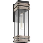 Nuvo Lighting 60/7541 Homestead 16 Inch Black/wood Outdoor Wall Sconce. Fixed Price $196.99.
