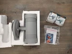 Access Lighting 23026LEDMGLP-SILV/CLR Myra 7" Tall Wall Silver. Fixed Price $20.00.