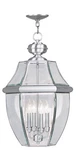Livex Lighting 2357-91 Monterey Outdoor Pendant Chandeller Brushed Nickel. Fixed Price $815.96.