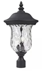 Z-lite 533PHM-BK Armstrong Light 21 Inch Black Outdoor Post Mount Fixture. Fixed Price $125.00.
