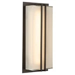 Artcraft Sausalito 15W Led Outdoor Wall Light, Black/frosted - AC9190BK. Fixed Price $101.60.