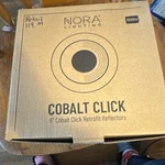Nora Lighting Cobalt Click 6" 1000LM White Led Recessed Ceiling Retrofit. Fixed Price $75.00.