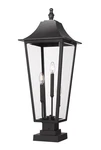 Z-lite 5008PHXLS-SQPM Gannon Light 33" Tall Marine Grade Post Black. Fixed Price $682.00.