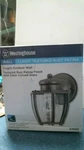 Westinghouse One-light Exterior Wall Lantern, Textured Rust Patina (64689) Fs. Fixed Price $23.00.