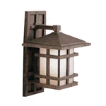 Kichler Cross Creek Outdr Wall 1LT 9X15.75", Aged Brz, Text Linen Seed - 9130AGZ. Fixed Price $444.99.