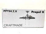 Craftmade Propel Ii 24 In. Led Indoor / Outdoor Dual Mount White Ceiling Fan. Fixed Price $128.69.