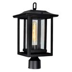 Cwi Winfield Light Outdoor Lantern Head, Black/clear 0414PT10-1-101. Fixed Price $119.99.
