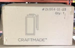 Craftmade ZA1304-SS-LED Vailridge Outdoor Wall Light Stainless Steel. Fixed Price $139.95.
