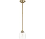 Quorum 3122-280 Rossington Pendant, 1-LIGHT 100 Watts, Aged Brass. Fixed Price $76.48.