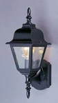Volume Lighting V9830 Black 16.5"H Outdoor Wall Sconce With Clear Glass. Fixed Price $36.66.