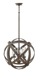 Hinkley Lighting 29703 Carson 120V 18.5"W Open Air Cage - Grey. Fixed Price $879.00.