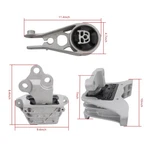 Lablt 3PCS Motor & Trans Mount Set For 2018-2023 Gmc Terrain Chevy Equinox Fwd. Fixed Price $97.75.