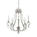 Murray Feiss Lighting 5-LIGHT Chandelier F3070/5SRS. Fixed Price $149.95.