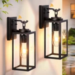 Opaxis Bronze Modern Porch Lights Dusk To Dawn Front Fixtures Seed Glass. Fixed Price $65.73.