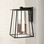 Hinkley Walker 17 1/2" High Black Outdoor Wall Light. Fixed Price $699.00.