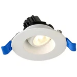 Lotus 2" Round Regressed Gimbal Led DOWNLIGHT-5W-2700K-380 LUMENS-120V-WHITE. Fixed Price $45.00.