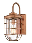 Westinghouse 6347900 Ferry One-light Outdoor Wall Fixture, Washed Copper Finish. Fixed Price $85.00.