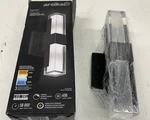 Artika Gemini Black Modern Cct Integrated Led Outdoor Wall Sconce 11 In. *used. Fixed Price $39.99.