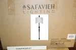 Safavieh Covington 40" Inch 1-LIGHT Silver Black Wall Indoor Sconce W/shade. Fixed Price $68.00.