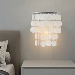 Wall Mount Silver Sea Shell Shape Modern Lighting Fixture Sconce 110V. Fixed Price $28.76.