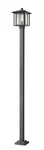 Aspen 1-LIGHT Outdoor Post Mounted Fixture In Black. Fixed Price $858.00.