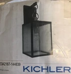 Kichler 59007WZC Lahden 1-LIGHT Large 22" Outdoor Wall Weathered Zinc. Fixed Price $99.00.