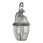 Forte Lighting Brass Outdoor Wall Lantern Antique Pewter 1301-02-34. Fixed Price $110.50.