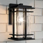 Quoizel Mcalister 11 3/4" High Earth Black Outdoor Wall Light. Fixed Price $239.99.