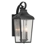 Kichler 49736 Forestdale 2 Light 19" Tall Outdoor Wall Sconce - Black. Fixed Price $264.99.