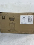 Bel Air Turlock 17 In. 2-LIGHT Black Outdoor Wall Fixture With Clear Glass. Fixed Price $67.46.