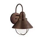 Kichler Seaside Outdoor Wall 1LT 8X12", Olde Bronze - 9022OZ. Fixed Price $50.00.