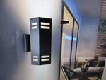 Rrtyo 2-LIGHT Matte Black Outdoor Wall Lamp Lantern Exterior Sconce. Fixed Price $52.46.