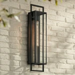 Jericho Modern Outdoor Wall Light Fixture Textured Black 28" For Exterior Barn. Fixed Price $274.99.