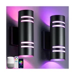Wowlite Outdoor Wall Lights For House, Remote Control Smart Rgbcw Up And Down.... Fixed Price $206.23.