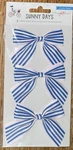 New American Craft Maggie Holmes Crate Paper Sunny Days 3 Fabric Bows Scrapbook. Fixed Price $12.00.