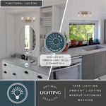 Vaxcel W0156 Avenant 3 Light Bronze Bathroom Vanity Fixture. Fixed Price $274.99.
