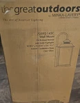 The Great Outdoors Miner's Loft Wall Sconce With Clear Glass Shade. Fixed Price $100.00.