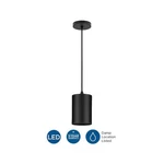 Progress Lighting Cylinder 5" 1-LIGHT Black Led Modern Outdoor Hanging Pendant. Fixed Price $63.67.